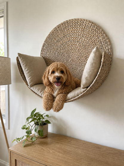 Purr Nestt™ - Handwoven Cat Bed