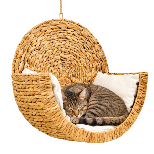 Purr Nestt™ - Handwoven Cat Bed