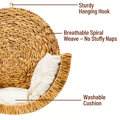 Purr Nestt™ - Handwoven Cat Bed