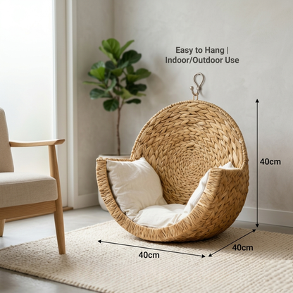 Purr Nestt™ - Handwoven Cat Bed